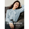 【内购】【飘带领】优雅通勤飘带设计单排扣缎感肌理长袖雪纺衬衫-153CF2412 商品缩略图1