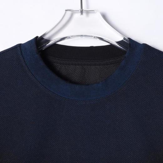 SDSA男士秋冬新款痞帅男装潮牌扎染拼接圆领卫衣肌理感时尚舒适 商品图2