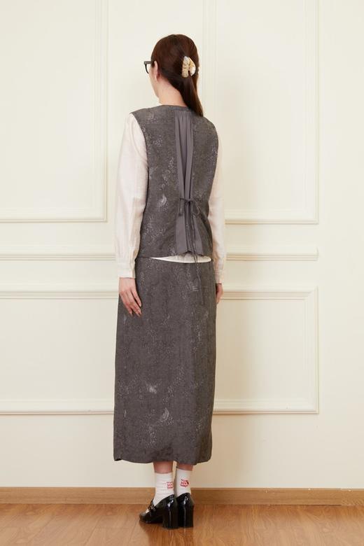 Le Malene 灰色精致国风背心半裙套装 20922 商品图7