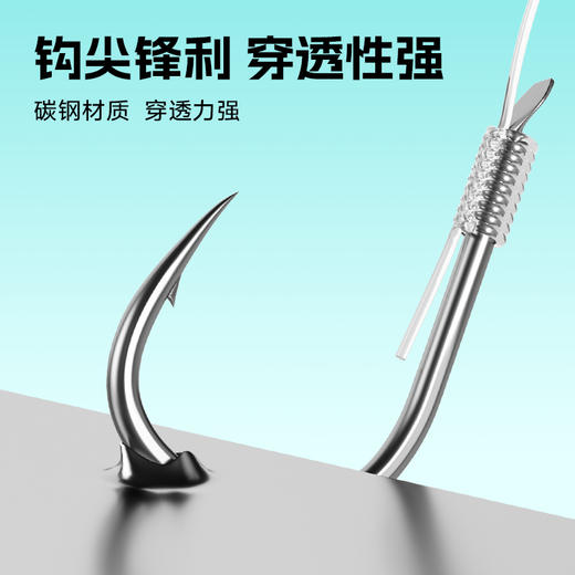 佳钓尼伊势尼有刺子线双钩手工精绑拉力更强悍刺鱼迅速优势明显 商品图4