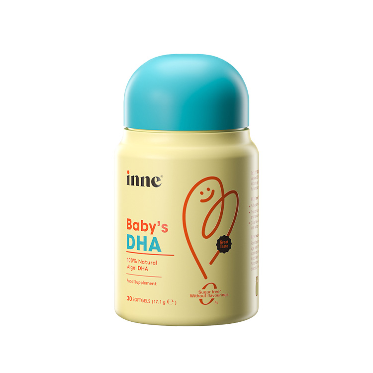【含邮含税】inne婴幼儿藻油DHA 30粒/瓶
