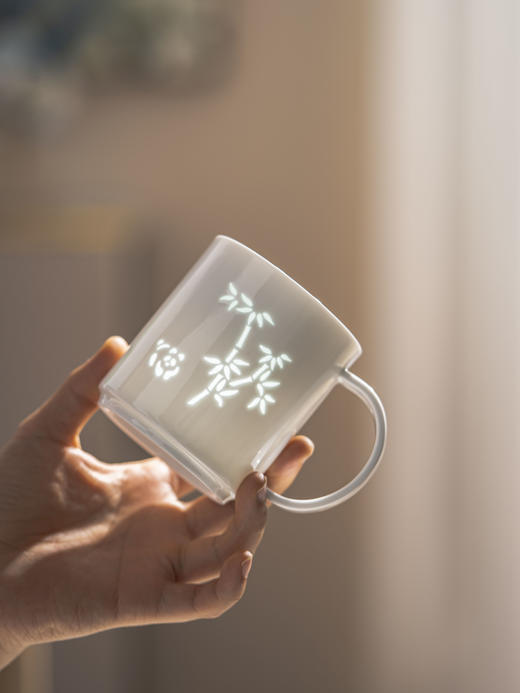 景德镇富玉陶瓷熊猫马克杯高级感轻奢大容量水杯2025新款高颜值杯子 商品图2