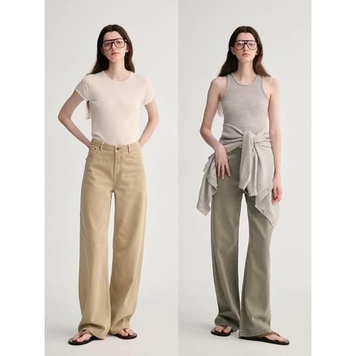 MAISON CECILE 新增精巧版/复古直筒显瘦牛仔裤 商品图0