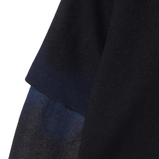 SDSA男士秋冬新款痞帅男装潮牌扎染拼接圆领卫衣肌理感时尚舒适 商品图3