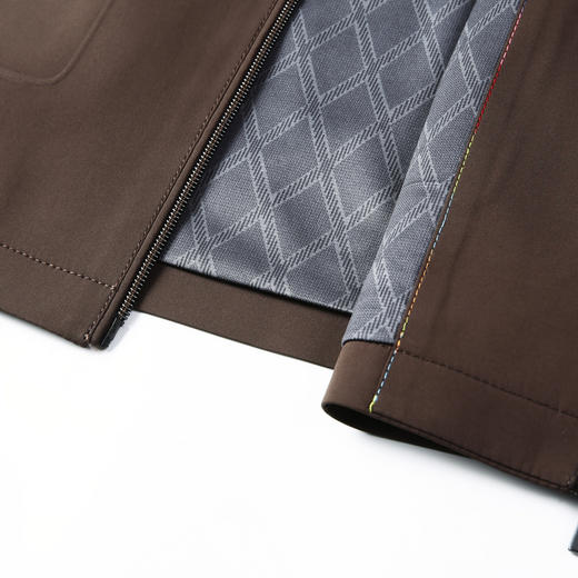 圣得西男士连帽舒适百搭夹克2025秋季新款通勤易打理质感垂顺外套 商品图12