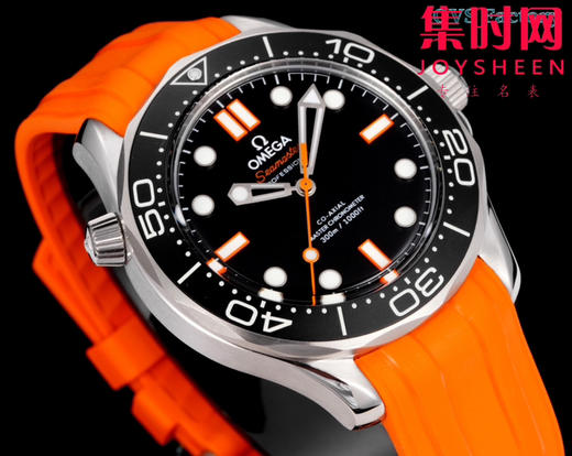 新品 欧米茄OMEGA OVS海马300米潜水表 橙针款 男士腕表 8806机 黑摆轮 商品图3