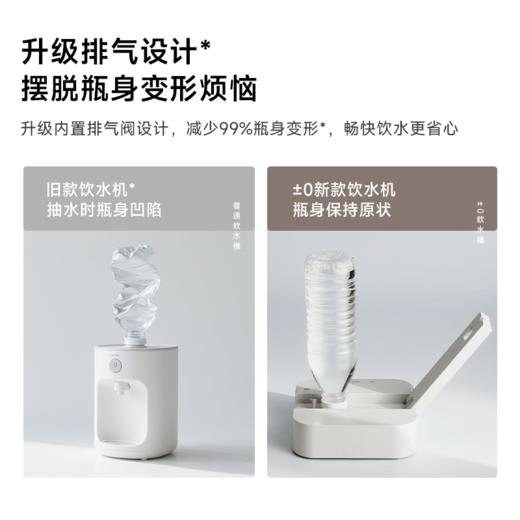 ±0正负零便携桌面饮水机3秒即出热水 ±1℃可随心设定 24°C/45°C/85°C/100℃开水 快速 五档温度选择 防干烧保护，童锁设计 陶瓷发热管 无需预热 商品图1