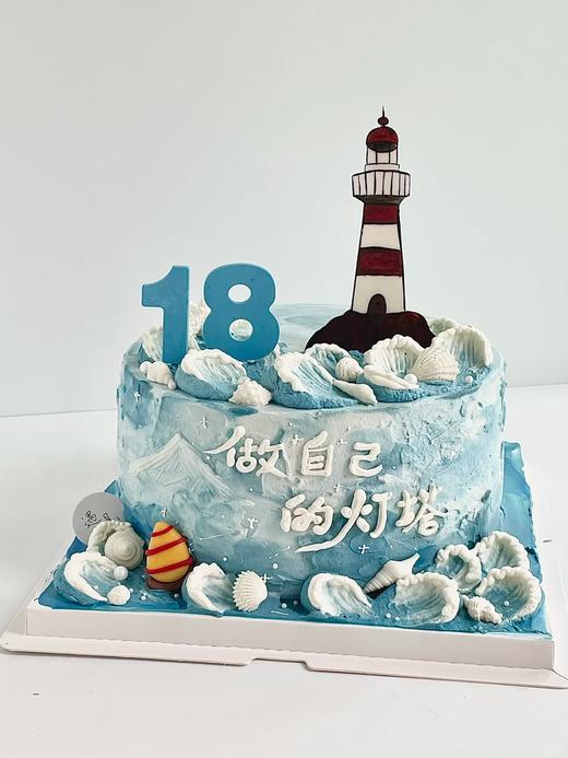 灯塔卡通蛋糕-低糖处理无添加 商品图1