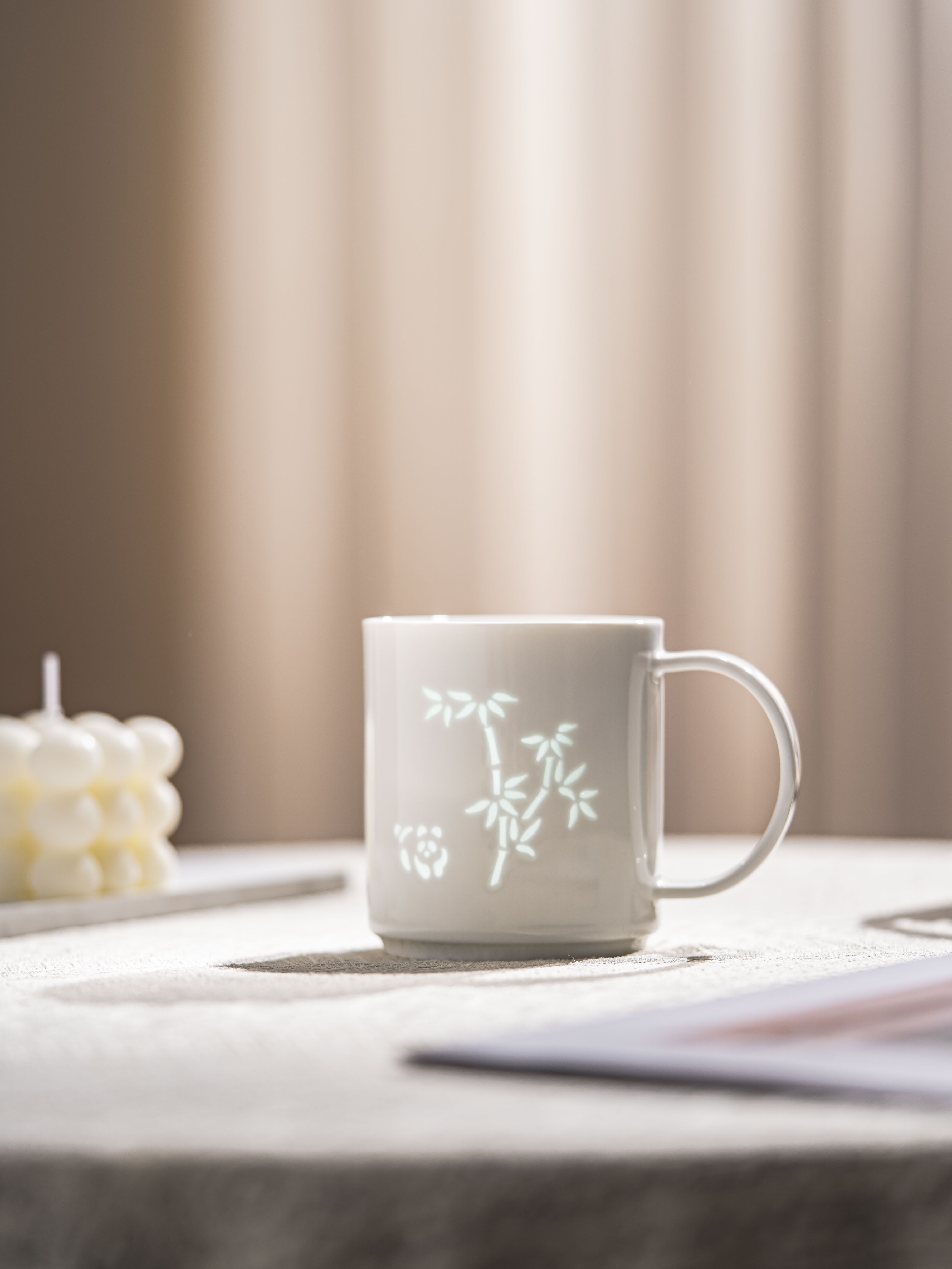 景德镇富玉陶瓷熊猫马克杯高级感轻奢大容量水杯2025新款高颜值杯子