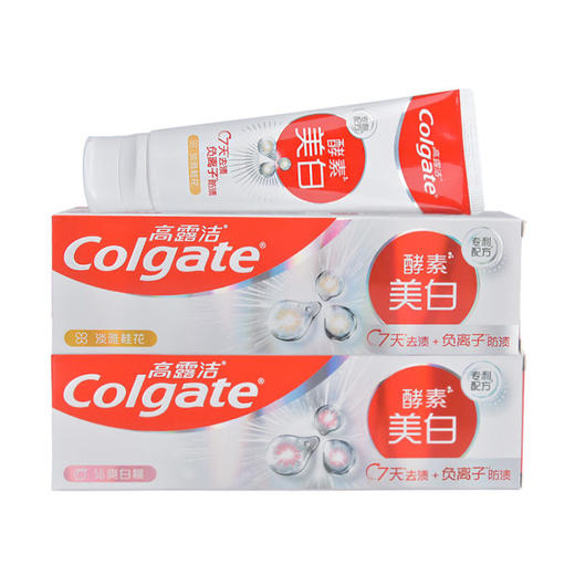 高露洁酵素美白牙膏120g 商品图3
