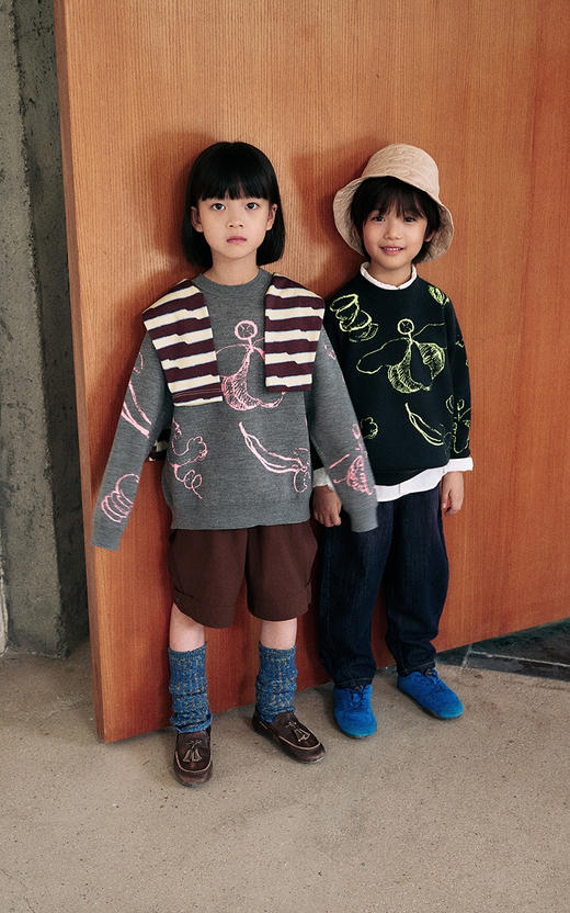 jnby  25年秋款  长袖套头毛衫  1P9311830 商品图1