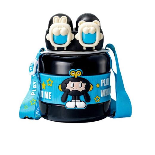  【双盖双饮，快乐加倍】新款316不锈钢儿童保温杯🔥，大容量防摔设计，时尚便携出行神器！ 商品图4