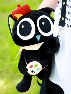 歪瓜 罗小黑战记2 毛绒公仔 单肩包 斜挎包