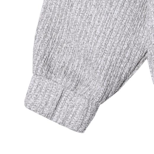 SDSA男士秋冬新款痞帅男装时尚肌理感按扣连帽卫衣气质网红款上衣 商品图3