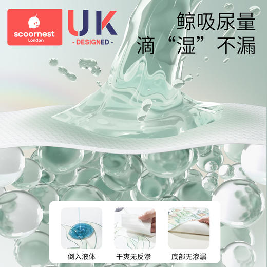 科巢婴儿隔尿垫大尺寸可水洗姨妈夜垫儿童防水纯棉透气月经期床单 商品图2
