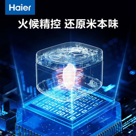 海尔家用大火力触控彩屏24h预约多功能电饭煲 商品图1