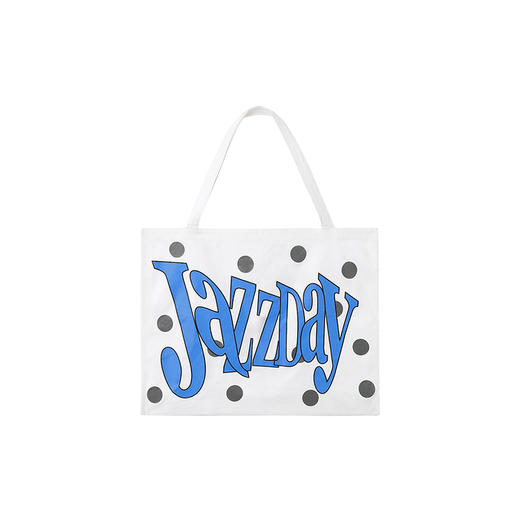 CryingCenterJazzyDay波点撞色字母托特单肩帆布包大容量哭喊中心 商品图2