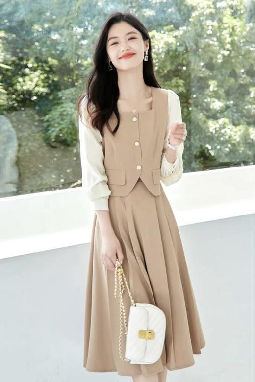 苏醒的乐园 通勤气质衬衫半裙套装 17043 商品图2