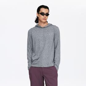 oneup连帽套头弹力运动长袖