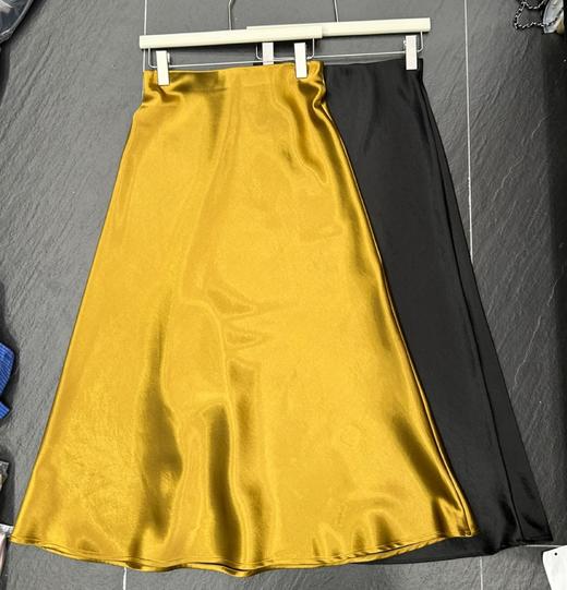 【门店同款】ENJOY秋季中式鎏金缎长半裙 166193869 商品图0