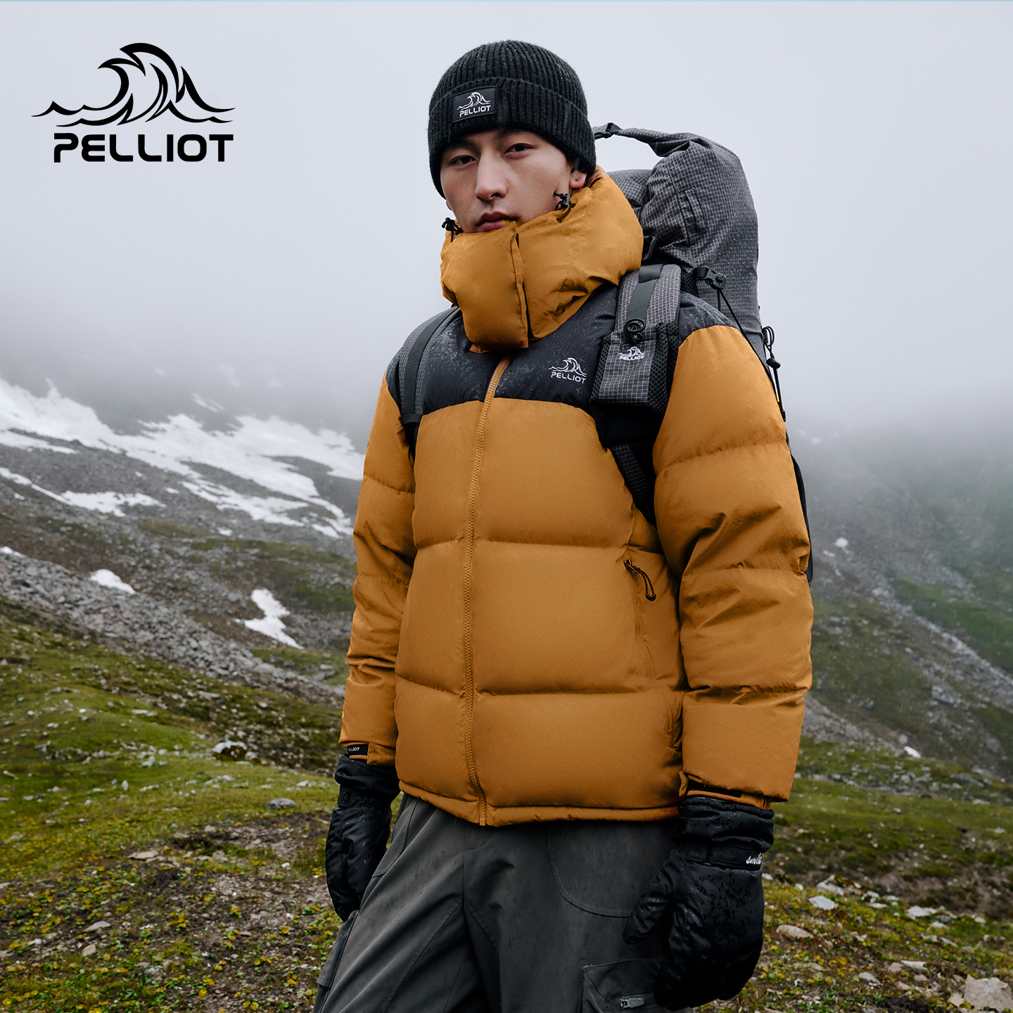 【800蓬鹅绒】伯希和户外羽绒服男2025新款女抗寒防风保暖外套