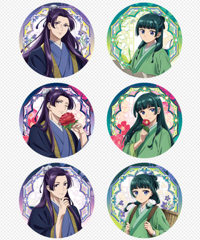 药屋少女的呢喃 75mm 吧唧 徽章 6包/盒 国谷