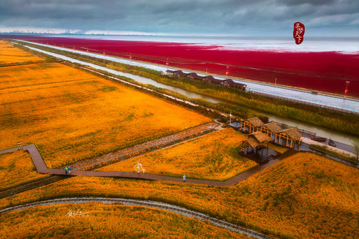 航拍中国:·本溪红叶+尾矿坝+红海滩+奈曼沙漠、怪柳航拍摄影8天 商品图4