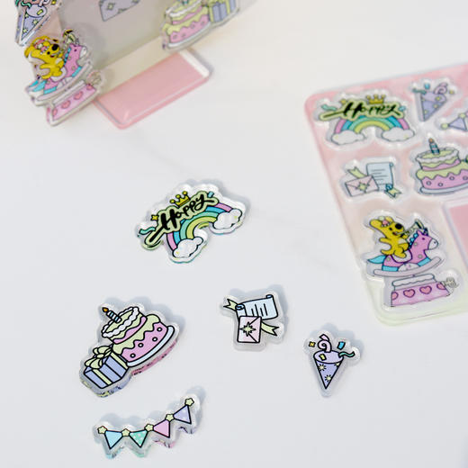 团团庆祝DIY多功能亚克力相框 商品图1