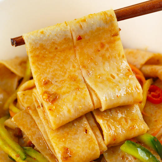 悦意素食全麦面皮 净素配方 冲泡方便速食 非油炸 麻酱凉拌面 商品图2