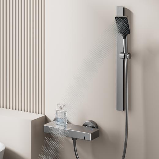 6069杰里两档按键花洒-枪灰 商品图3