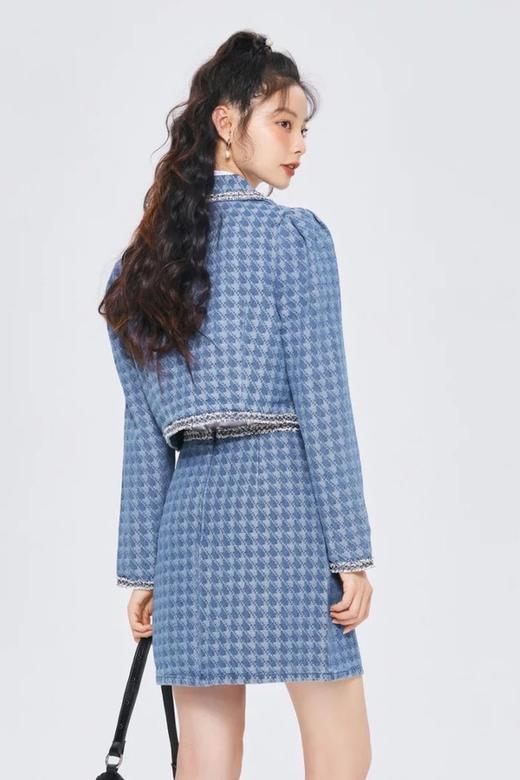 SEM/R森马 复古小香风牛仔外套半裙套装 17097 商品图6