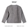 G615SDSA男士秋冬新款痞帅男装韩版纯色小众设计夹克上衣百搭潮流外套 商品缩略图5