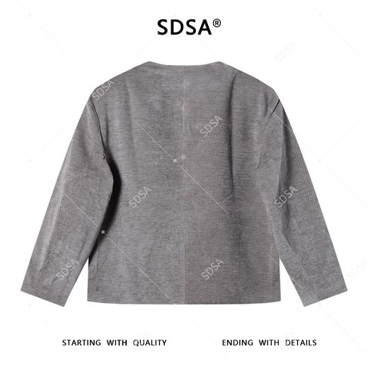 G615SDSA男士秋冬新款痞帅男装韩版纯色小众设计夹克上衣百搭潮流外套 商品图5