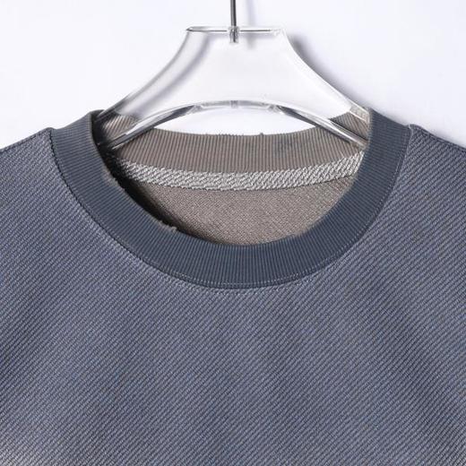 51653SDSA男士秋冬新款痞帅男装潮牌扎染拼接圆领卫衣肌理感时尚舒适 商品图2