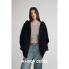 MAISON CECILE 四色/秋冬羊毛厚织宽松极简廓形连帽卫衣外套 商品缩略图2