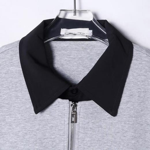 SDSA男士秋冬新款痞帅男装韩版撞色拼接拉链翻领卫衣百搭宽松外套 商品图1