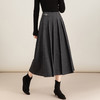 「高货xg」全新升级【铂金会员192/天猫259/差价67】(03521)洛诗琳新款醋酸羊毛半身裙2025秋冬高腰显瘦A字百褶裙子 商品缩略图1