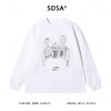 51656SDSA男士秋冬新款痞帅男装嘻哈人物印花设计圆领卫衣高街百搭上衣 商品缩略图1