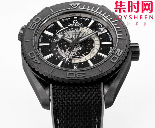 欧米茄OMEGA ZW海马600米系列 海洋宇宙 海马世界时 男士腕表 新“陶瓷壳”海马600米世界时！海马系列海洋宇宙世界时腕表！ 商品图1