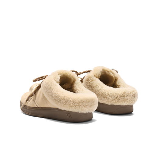 BF楼百丽复古毛毛厚底穆勒德训鞋子2025冬季可外穿包头拖女E6E1DDH5 商品图4