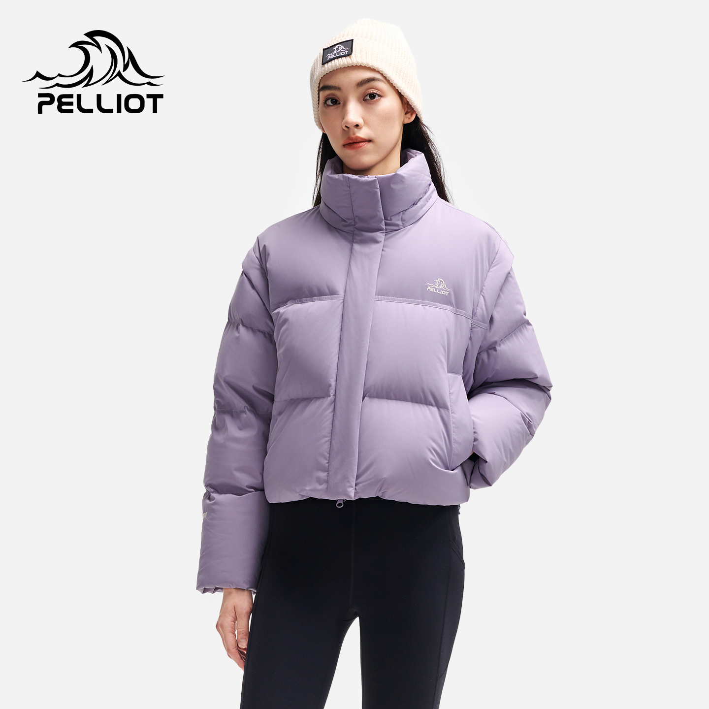 伯希和户外800蓬羽绒服2025新款女短款防风保暖鹅绒服登山外套