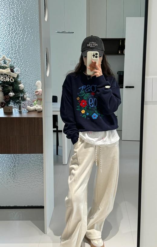 送你一朵小红花most正版高订希林娜同款卫衣 商品图3