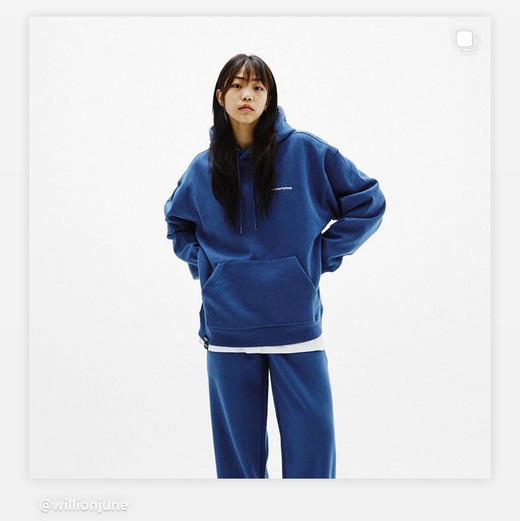 韩国11色连帽加绒加厚卫衣 商品图4