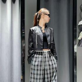 （无链条）ZC长袖短外套50702（黑） 秋季 153030010321