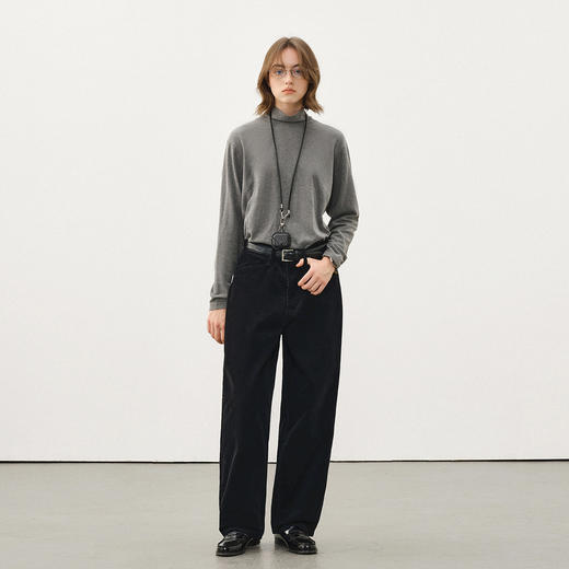 714street复古灯芯绒直筒裤2025秋季新款男士休闲裤水洗工装长裤 商品图3