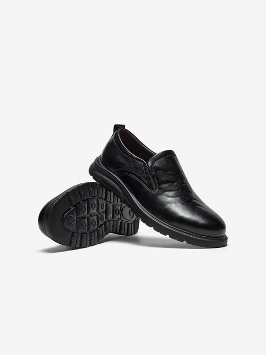 【云粉节】 【拔佳】BF楼Bata乐福鞋男2025秋款牛皮纹理厚底通勤一脚蹬50530CM5   吊牌价999   活动价569 商品图3