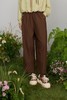 LNNNS 复古棕色文艺感长裤 20945 商品缩略图0
