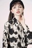 I'M ONE 垂感休闲不规则印花衬衣 17029 商品缩略图1