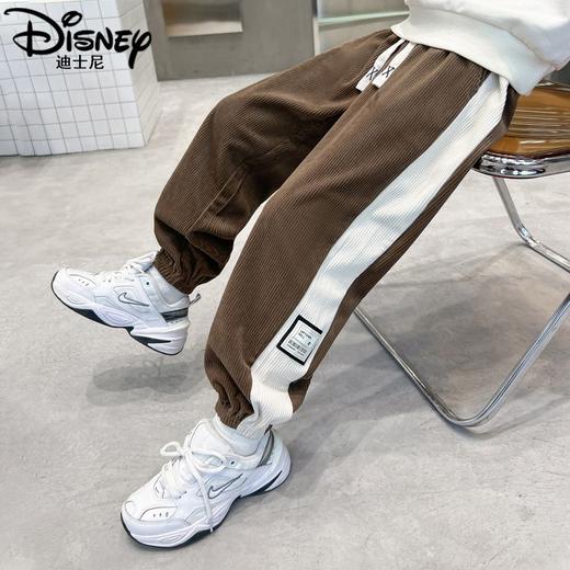 迪士尼男童裤子春秋款2024新款儿童运动裤炸街卫裤秋装帅气休闲裤 商品图6