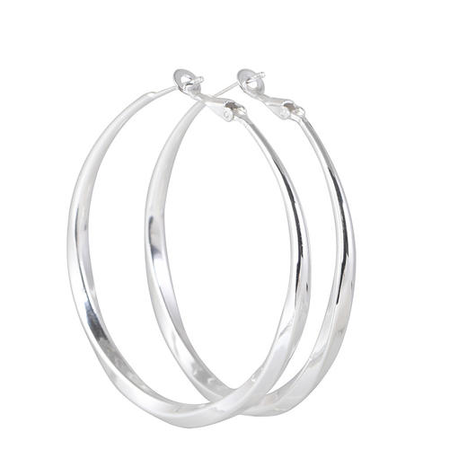 【若拉】S925银素圈抛光耳饰【SCH-SY33129】 商品图4